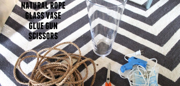 diy rope vase, rope vase, diy project, diy, home project