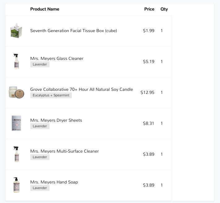 epantry, epantry order, epantry shipment