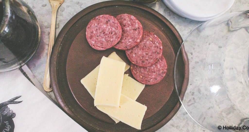 crackers, wine, cheese, wine and cheese tray, entertain with a galvanized tray: wine & cheese