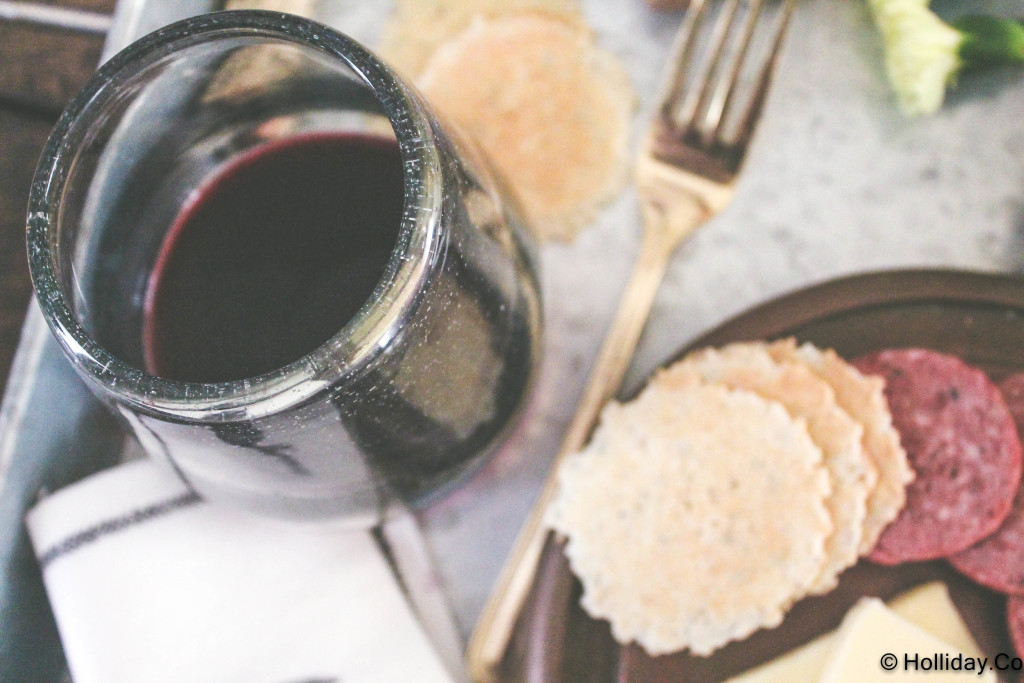 crackers, wine, cheese, wine and cheese tray, entertain with a galvanized tray: wine & cheese