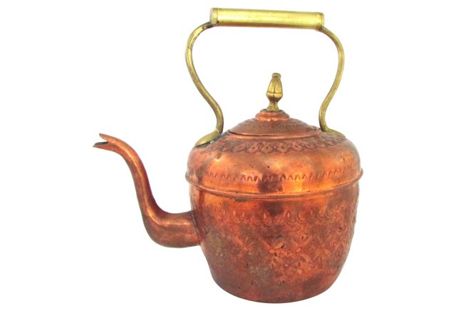 copper teapot