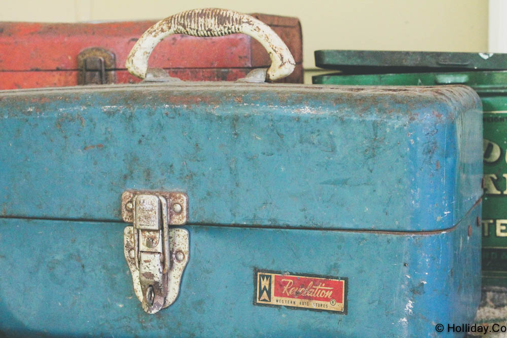 DIY Vintage Tackle Box Planter, vintage tackle box , tackle box, creative planter