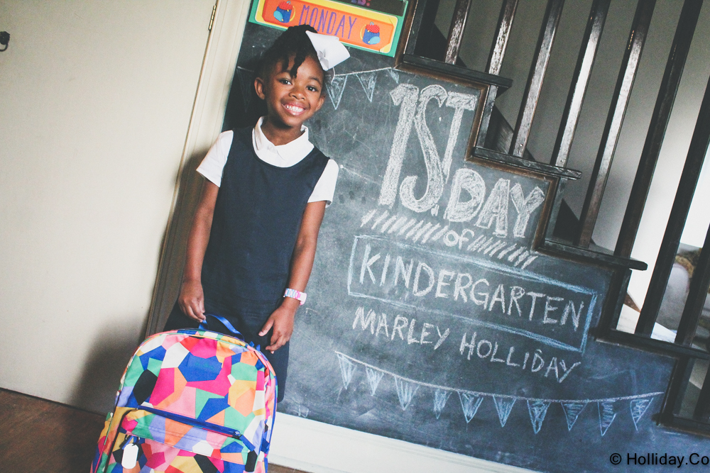 marley first day of kindergarten