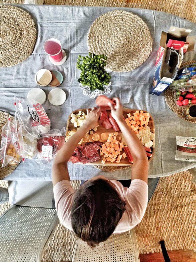 cheese tray arrangement