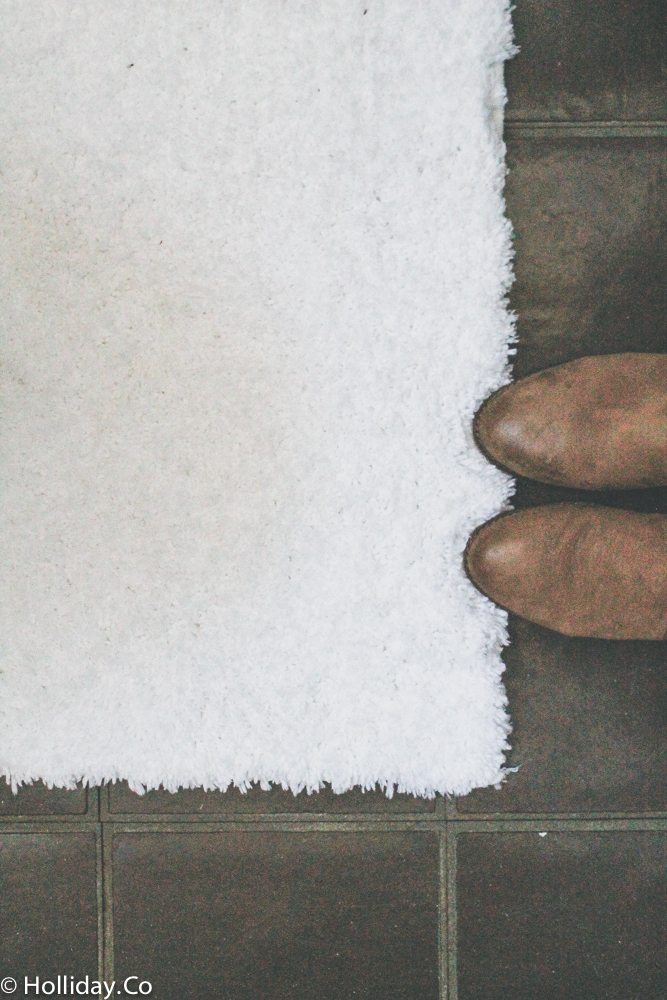 old vinyl tile floor