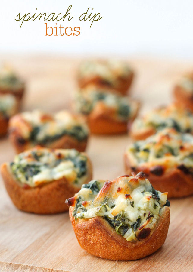 super bowl food, super bowl recipe, spinach dip, spinach dip bites