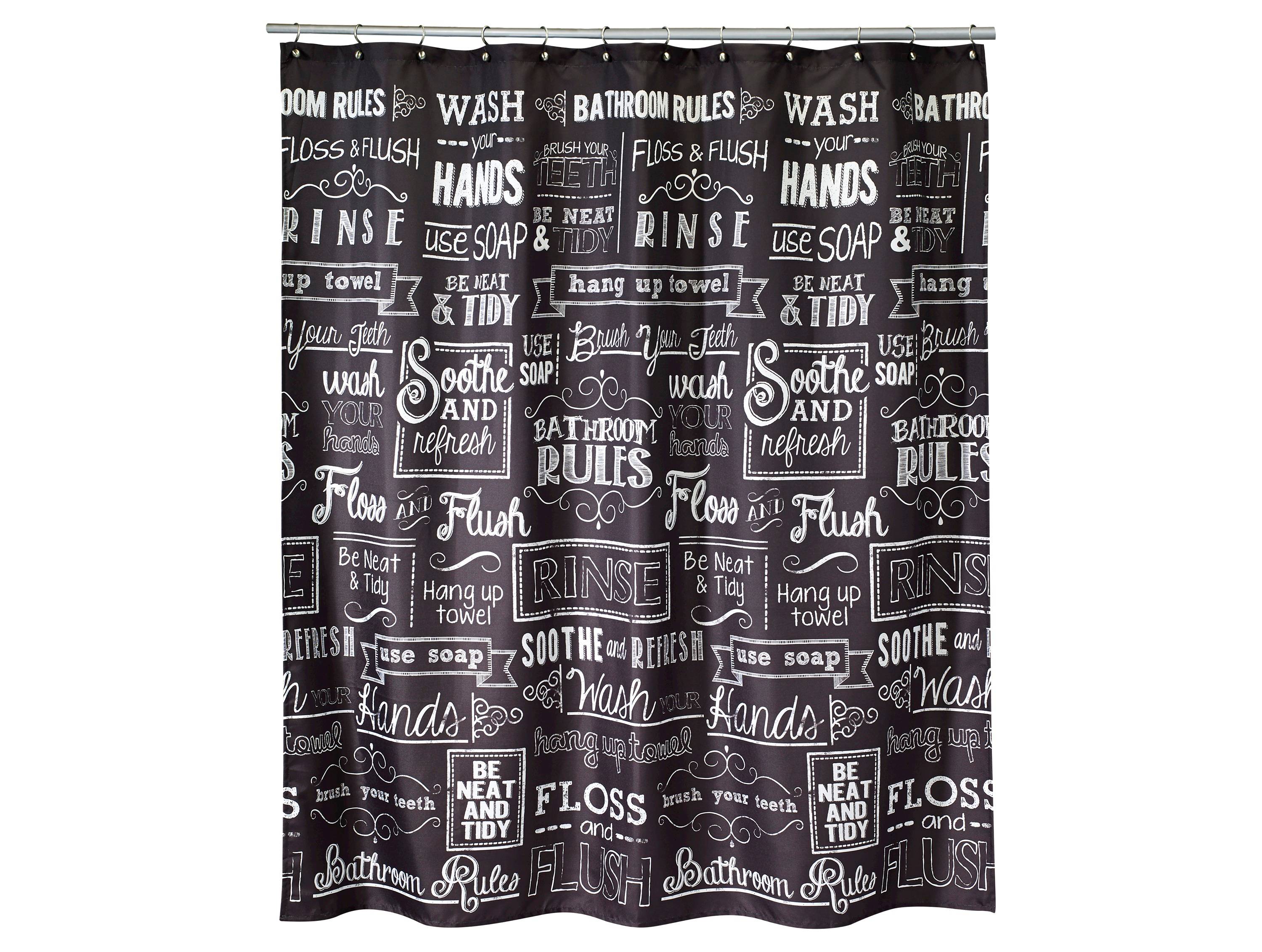 chalk it up shower curtain