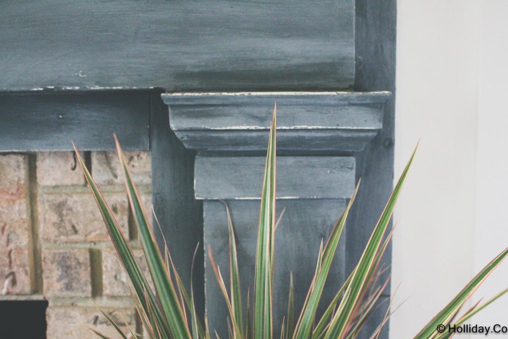 graphite painted fireplace-15