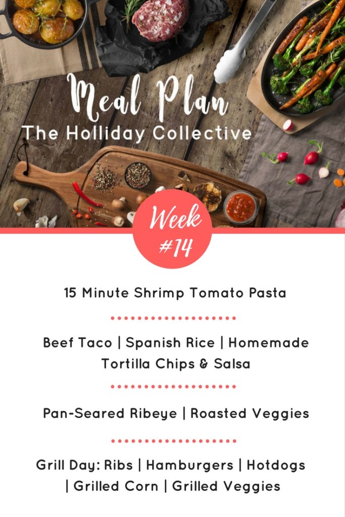 meal plan week -