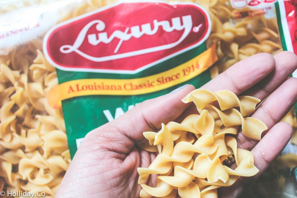 pasta in hand, luxury pasta