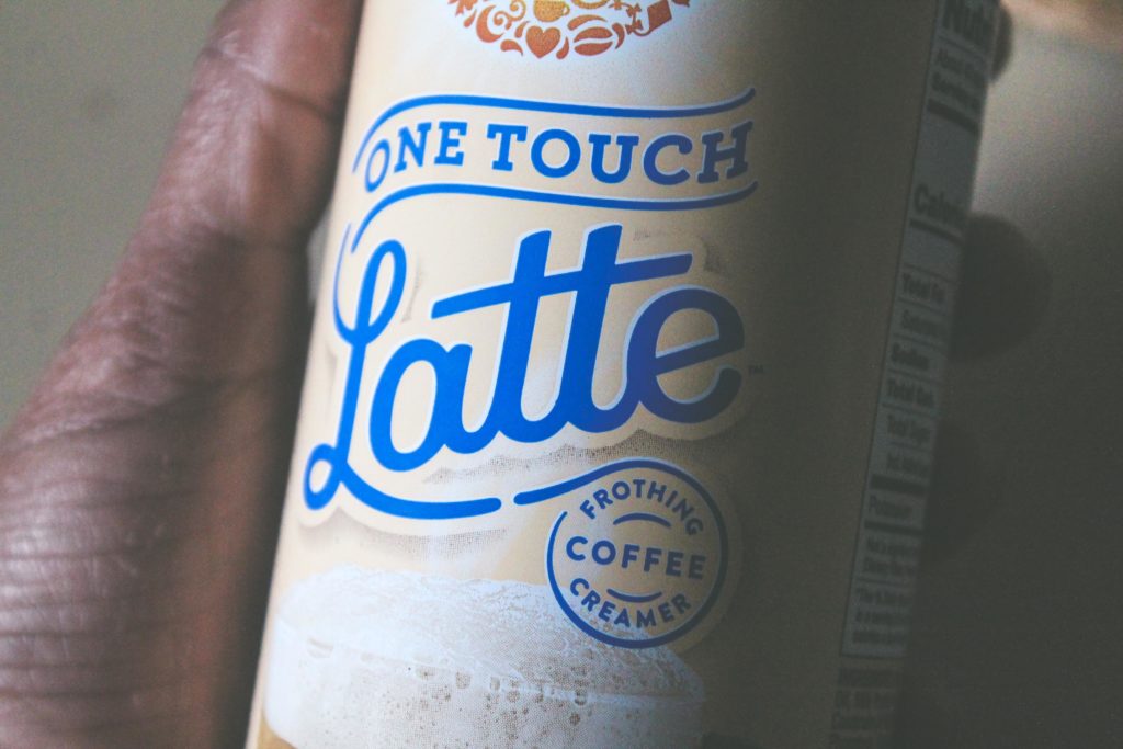 international delight one touch latte, make your own latte, make a latte at home, how to latte