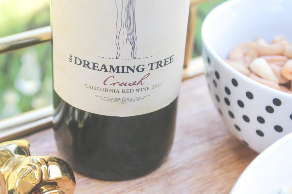 no fuss entertaining with the dreaming tree, the dreaming tree, dreaming tree wine, entertain with dreaming tree, bar cart, bar cart entertaining, cheese board,