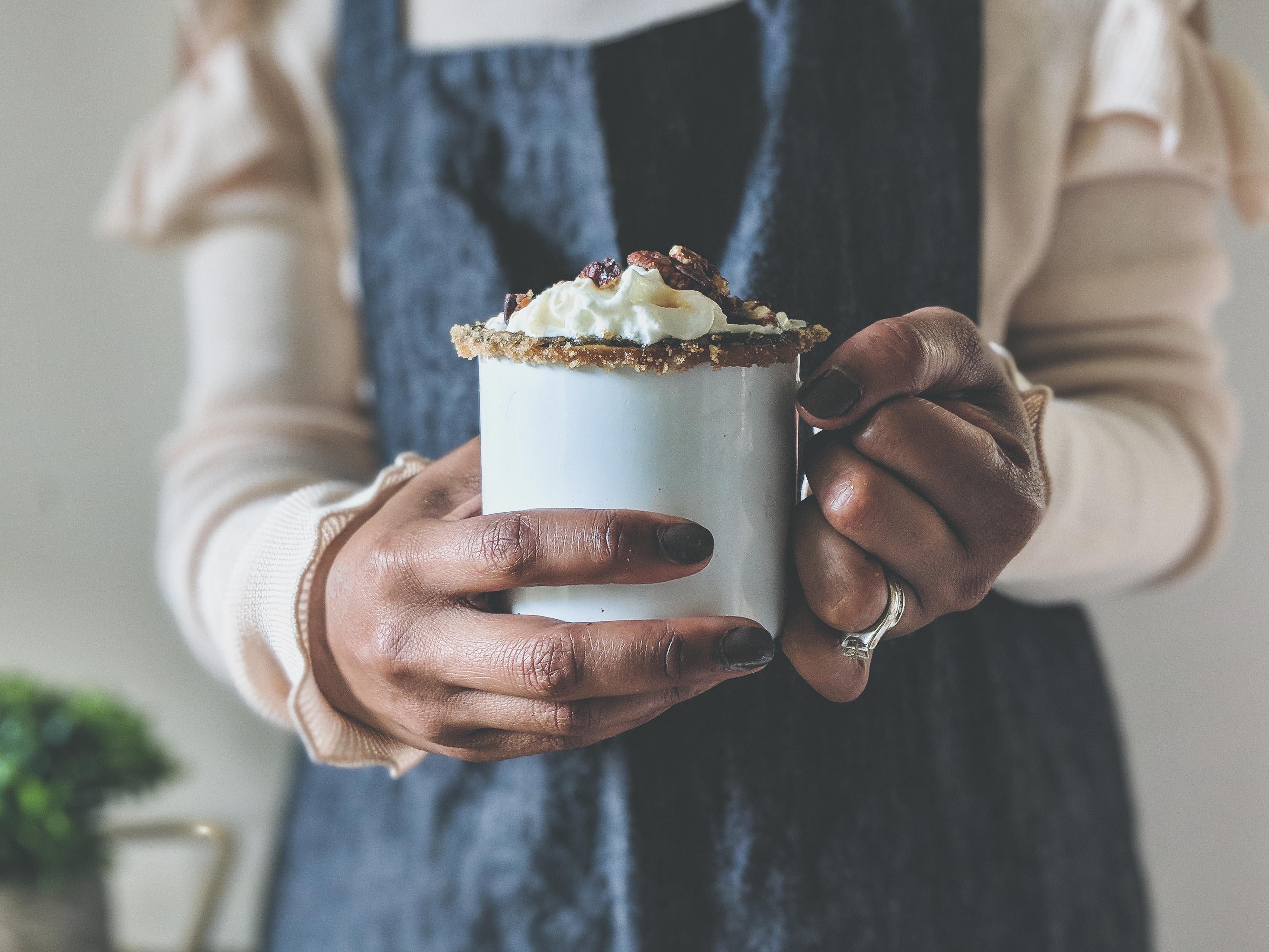 southern pecan coffee, caramel pecan coffee, coffee recipe,