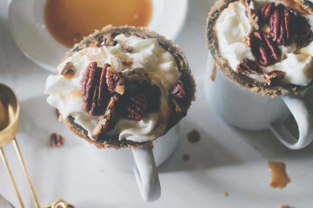 southern pecan coffee, caramel pecan coffee, coffee recipe,