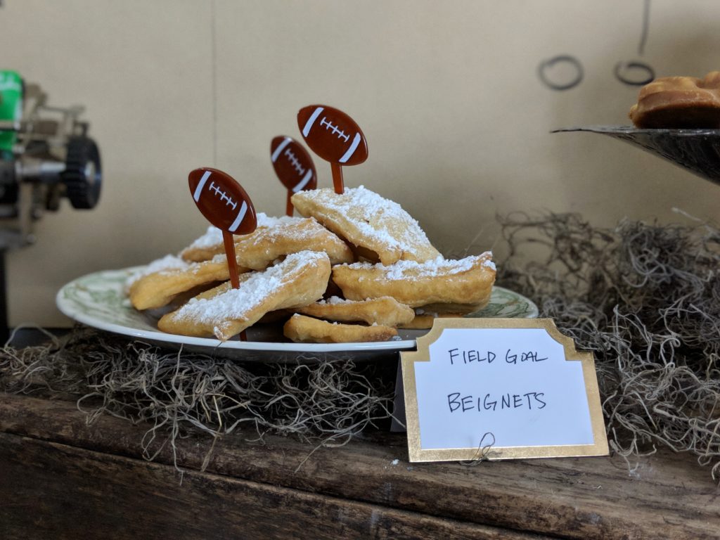 game day, party plan, party food