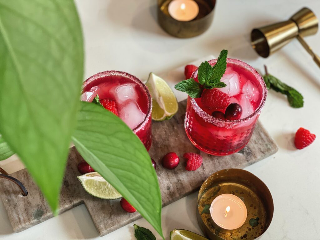 cocktail, berry cocktail,