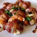 bacon wrapped shrimp, shrimp with bacon, shrimp with jalapeño, shrimp with cheese