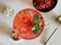 pomegranate mocktails, mocktails, easy mocktails