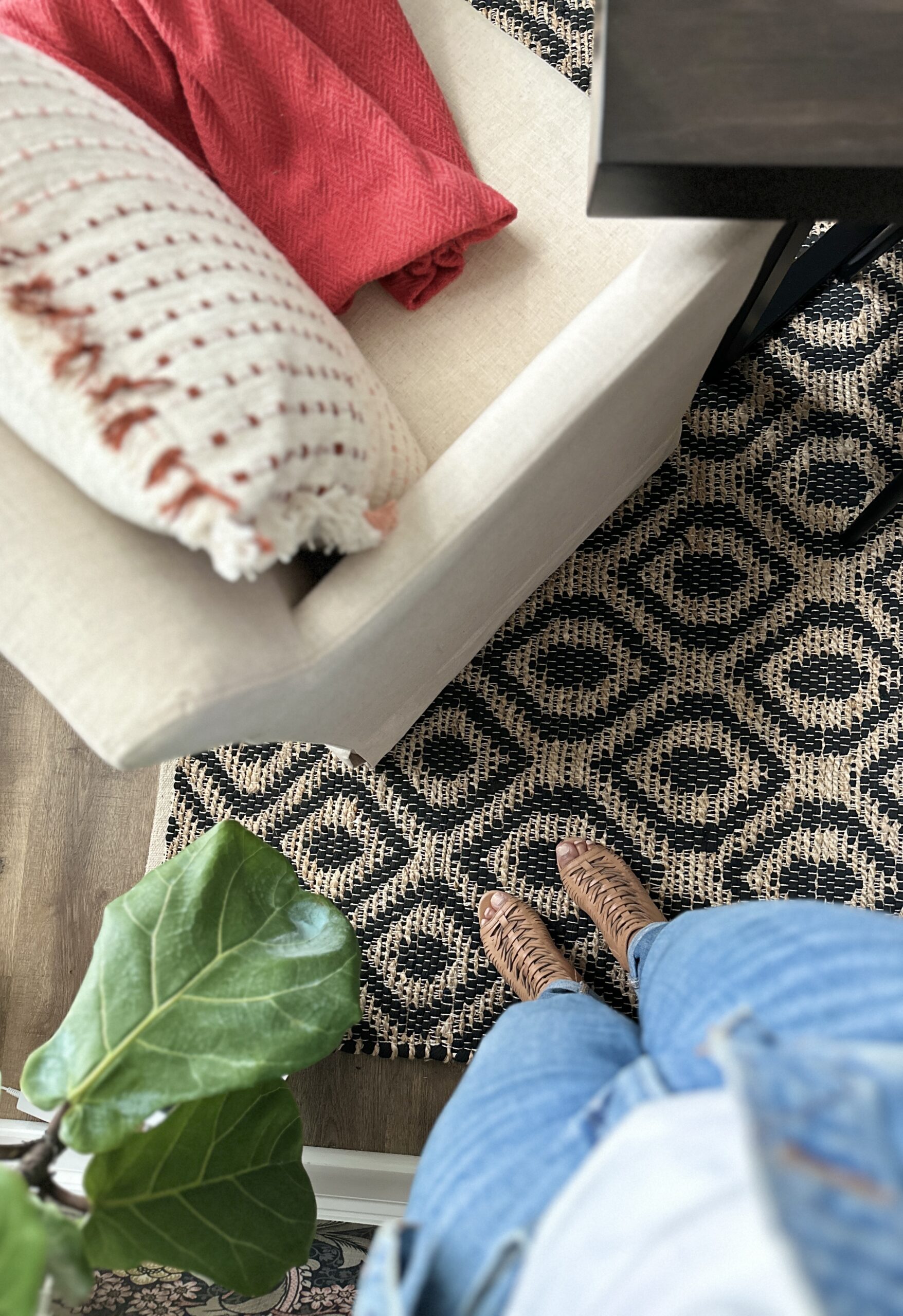 boutique rugs, Isaye Charcoal Area Rug